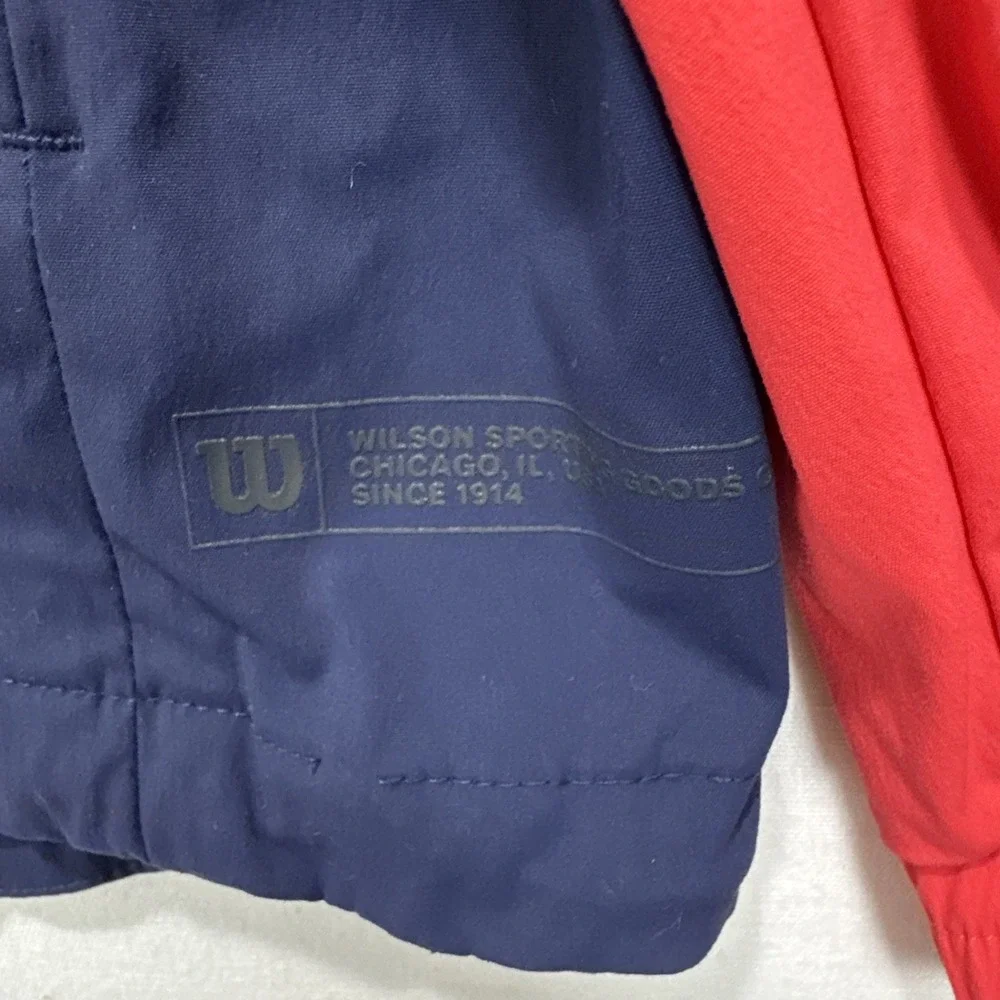 Wilson Montrose Track Full Zip Windbreaker Jacket Mens‎ sz S Blue